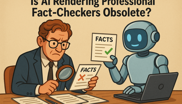 Is AI Rendering Professional Fact-Checkers Obsolete?
